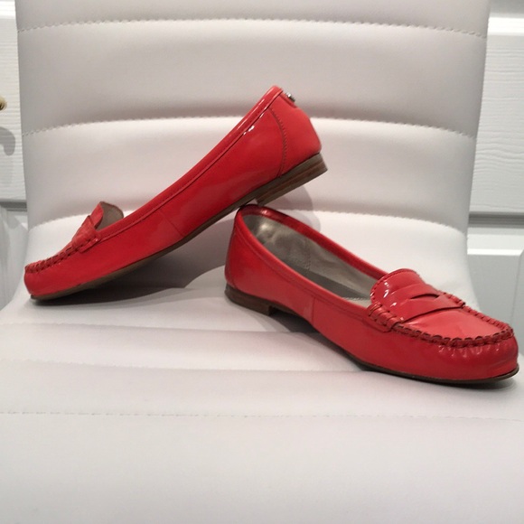 Michael Kors Shoes - Michael Kors Tangerine color loafers. Size 6.5